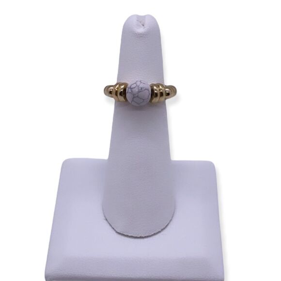 Wool + Pepper Co. Jewelry - NWT Wool + Pepper Co. Marble Stackable Ring